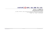 8-Bit RISC-like Mixed Signal Microcontroller Embedded 24 ... · © 2019 HYCON Technology Corp. Preliminary DS-HY17M24-V01_TC HY17M24 Datasheet 8-Bit RISC-like Mixed Signal Microcontroller