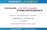YOUR PERSONAL TREATMENT · NOTES ON PROTOCOL MANAGEMENT ... open wounds), herpes zoster / herpes simplex, general states of infection, children under the age of 16, direct exposure