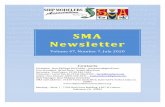SMA Newsletter - July 2020ysmc.la.coocan.jp/pdf/sma20jul.pdf · Newsletter Volume 47, Number 7, July 2020. 2 Corona Virus Cancellation of SMA Meetings As everyone in the SMA is aware