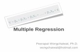 Multiple Regression - Kasetsart Universityfin.bus.ku.ac.th/135512 Economic Environment for Finance...Multiple Regression Equation The coefficients of the multiple regression model