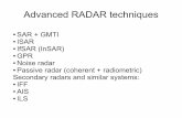 Advanced RADAR techniquesstaff.elka.pw.edu.pl/~jmisiure/esptr_base/lectadv... · IFF Modes Mode 1: 64 codes, (mil ATC): type of aircraft or mission Mode 2, (mil ATC) 4096 "tail numbers"