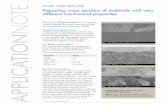 AN010.pdf | Application note: Preparing cross sections of ... · A bulk sample of galvanized steel (10 x 10 x 1.5 mm) was cut and polished mechanically; diamond lapping films were