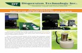 Dispersion Technology Inc. 300 310_0.pdf · Zeta Potential Probe: Model DT-300 and Model DT-310 (titration included) Models DT-300 and DT-310 have a unique Electroacoustic sensor,