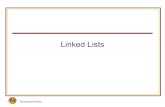 Linked Lists · PDF file Συνδεδεμένες λίστες - Linked Lists Δυναμικές δομές δεδομένων Εφαρμογής – όταν απαιτείται