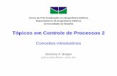 Tópicos em Controle de Processos 2 · PDF file Curso de Pós-Graduação em Engenharia Elétrica Departamento de Engenharia Elétrica Universidade de Brasília Tópicos em Controle
