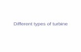 Different types of turbine - Luleå University of Technology/24df8f00.pdf · Different types of turbine. P = ... Figure 2-5 Overall efficiency as function of specific speed for different