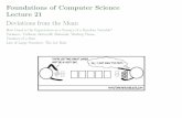 Foundations of Computer Science Lecture 21magdon/courses/FOCS-Slides/SlidesLect20.pdf · Creator: Malik Magdon-Ismail Deviations from the Mean: 6/13 Risk → ... lose $201 probability