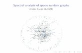 Spectral analysis of sparse random graphs Justin Salez (LPSM)djalil.chafai.net/wiki/_media/kyoto2018:salez.pdf · in the usual weak sense for probability measures on Polish spaces.
