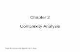 Chapter 2 Complexity Analysis - radford.edumhtay/ITEC360/webpage/Lecture/02.pdf · Data Structures and Algorithms in Java 6 Big-O Notation • Introduced in 1894, the big-O notation