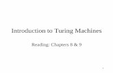 Introduction to Turing 2020-03-27آ  Give a deterministic Turing machine that will determine if the first
