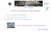 LPT-Orsay CLFV and Neutrino Mass Models LPT 2019-06-19آ  Still undetermined Oscillation data: only two