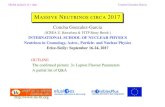 Institute of Nuclear Physics - Theory groups - 2017 ...crunch.ikp.physik.tu-darmstadt.de/erice/2017/sec/talks/...⇒ Effective potential in ν evolution : Ve 6= Vµ,τ ⇒ ∆V ν