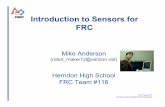 Introduction to Sensors for FRC - 1418 · Sensors SD540 or the Rev Robotics Spark have inputs for forward/reverse limit switch connections on the controller itself Uses a closed-loop