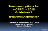 Treatment options for mCRPC in 2015 Guidelines? Treatment …static.livemedia.gr/.../al16592_us63_20150320085704_21_papandreo… · Median follow-up of 12.8 months 3.9-month benefit