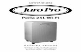 Perla 25L Wi-Fi - Juro-Pro · 20. Μην τοποθετείτε αντικείμενα, βάζα με λουλούδια ή άλλα δοχεία με νερό πάνω στη συσκευή,