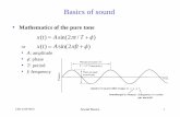 Basics of sound - Computer Science and Engineeringweb.cse.ohio-state.edu/~wang.77/teaching/cse5539/Basics.pdf · Power, intensity, and decibels • Treat signal x(t) as voltage •