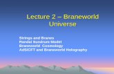 Lecture 2 Braneworld Universecota/CCFT/pdfuri/bilicL2new.pdfK h h n ab a b d c where n a is a unit vector normal to the brane pointing towards increasing z, h ab is the induced metric