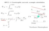HW2: 1: Geostrophic current: example calculation Z 1000 A ...whan/ATOC5051/Lecture_Notes/ATOC50… · HW2: 1: Geostrophic current: example calculation P2 P( r ) P3 A B 0db 400db 500db