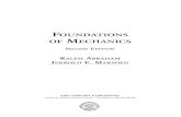 FOUNDATIONS OF Foundations_of_Mechanics.html as additional items are found. Additional Book References Some other books on geometric mechanics that are an outgrowth of Foundations