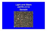 Light and Stars ASTR 2110 Sarazin - University of Virginiapeople.virginia.edu/~cls7i/Classes/astr2110/Lecture10_Doppler_Stars.pdf · Doppler Effect Frequency and wavelength of light