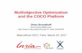 Multiobjective Optimization and the COCO Platform · 2017-03-24 · MO-CMA-ES: Multiobj. variant of the Covariance Matrix Adaptation Evolution Strategy (CMA-ES) [Igel et al. 2007]