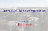 Introduction to computationxial/Teaching/2013F/slides/5-computation.pdf · • Computation (completely different from previous classes)! • Linear programming: a useful and generic