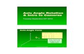 Axis Angle Rotation & Intro to Cameras · Axis Angle (II) " General rule: if there is a special-case coordinate system that makes life easy, adopt that coordinate system! " In this