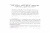 Prior Eﬁective Sample Size in Conditionally Independent ...pfthall/main/Bayesian... · 592 Prior Eﬁective Sample Size in CIHMs In this paper, we propose two extensions of the