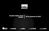 Reunião Pública Anual APIMEC 06 de dezembro de 2017 · 2017-12-19 · Estratégia, segmentos e produtos Evolução do cenário econômico 2 APIMEC –Reunião Pública Anual 2017