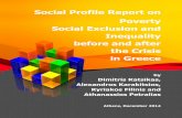Social Profile Report on Poverty Social Exclusion and Inequality · PDF file 2015-01-22 · SOCIAL PROFILE REPORT ON POVERTY, SOCIAL EXCLUSION AND INEQUALITY BEFORE AND AFTER THE CRISIS