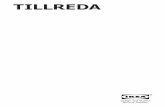 TILLREDA - IKEA.com Para prosseguir com a instalaأ§أ£o consulte as Informaأ§أµes de Seguranأ§a. Aviso!