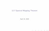 12.7 Spectral Mapping Theorem - Mathematics Department bakker/Math346/BeamerSlides/Lec37.pdf · PDF file 2020-04-10 · = R(Q ): [Recall that in Section 10.6, Lemma 12.6.7 and Theorem
