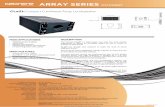 CLa21: Compact Curvilinear Array Loudspeaker s ARRAY s...Acoustics SL Pº Ind. Monte Boyal CL Encinar 282 45950 - Casarrubios del Monte (Toledo) SPAIN Ph. +34 918 170 110 Fax: +34