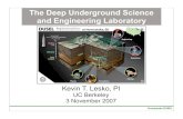 The Deep Underground Science and ... - Berkeley LabLong-baseline ν Oscillation CP violation MNSP Matrix Nucleon Decay Atmospheric Neutrinos Underground ... 7400L Common Facilities
