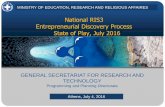 National RIS3 Entrepreneurial Discovery Process State of ...¤εχνική... · Δράσεων/ ... Παρουσίαση στην ολομέλεια της πλατφόρμας –