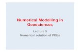 Numerical Modelling in Geosciencesgeo.geoscienze.unipd.it/sites/default/files/Lecture5.pdf · 2013-10-17 · 1) iterative (Jacobi, Gauss-Siedel iteration): define initial guess S