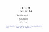 EE 330 Lecture 44 - Iowa State Universityclass.ece.iastate.edu/ee330/lectures/EE 330 Lect 44 Fall 2016.pdfDynamic Logic V DD F φ A PDN n φ Basic Dynamic Logic Gate Any of the PDNs