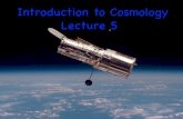 Introduction to Cosmology Lecture 5pettini/Intro... · Introduction to Cosmology Lecture 5. 0 0 (t +dt , 0) (t +dt , r ) 1 1 1 line P’s world line ... —0.3 open . 9 Redshift z
