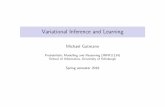 Variational Inference and Learning ... Recap I Learningandinferenceofteninvolvesintractableintegrals