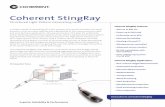 Coherent StingRay€¦ · The Coherent StingRay laser platform is a re-vision of this technology, taking . technology and best practices from leading edge applications in Bioinstrumen-tation