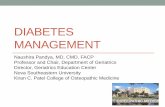 OUTPATIENT MANAGEMENT OF DIABETES · 1. Type 1 diabetes • β-cell destruction 2. Type 2 diabetes • Progressive insulin secretory defect 3. Gestational Diabetes Mellitus (GDM)