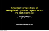 Chemical compositions of extragalactic systems: beyond α ...Methods used in C & N abundance measurements • Graves & Schiavon 2008 (EZ_Ages): line indices, empirical stellar library,