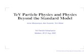 TeV Particle Physics and Physics Beyond the Standard Model · I.A., G.Burdman, Z.Chacko - PRL 92 - 04 TeV Particle Physics and Physics Beyond the Standard Model – p.3/29. SUSY Cross