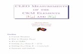 CLEO Measurements of the CKM Elements · Thomas Meyer 3 LLWI 18-24 Feb 2001. Vub and Vcb at CLEO Semileptonic B Decay B X c,u l ... Mass (GeV/c 2) 0 5 10 15 20 25 s ...