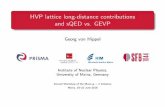 HVP lattice long-distance contributions and sQED vs. GEVP · 2018-06-21 · and sQED vs. GEVP Georg von Hippel Institute of Nuclear Physics, University of Mainz, Germany Second Workshop