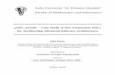 jADL, μσADL – Case Study of New Generation ADLs for ... · for Architecting Advanced Software Architectures. PhD Thesis . Conducted for the purpose of receiving the educational