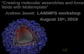 August 15th, 2019 · 2019-09-09 · August 15th, 2019 Scripps Research. Talk slides, examples, docs: are at moltemplate.org Contact me at: Lipids, Vesicles, Membrane Proteins Proteins