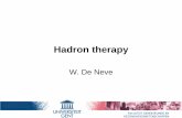 Comparing outcome of hadron and photon therapy in common ...€¦ · • Very few Belgian patients are referred for hadron therapy . Dimitri Mendeleev’s periodic table of elements