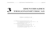 TRIGONOMETRÍA IDENTIDADES TRIGONOMÉTRICAS página 39 · TRIGONOMETRÍA IDENTIDADES TRIGONOMÉTRICAS página 41 1 sen 1 csc θ θ = 2 cos 1 sec θ θ = 3 tan 1 cot θ θ = 4 cot