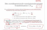Die zweidimensionale translationsinvariante Transformation CT · 2011-03-07 · H Burkhardt Institut für Informatik Universität Freiburg ME I Kap 3b 1 Die zweidimensionale translationsinvariante